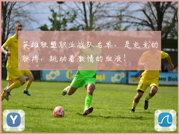 英雄联盟职业战队名单,是电竞的脉搏,跳动着激情的血液!
